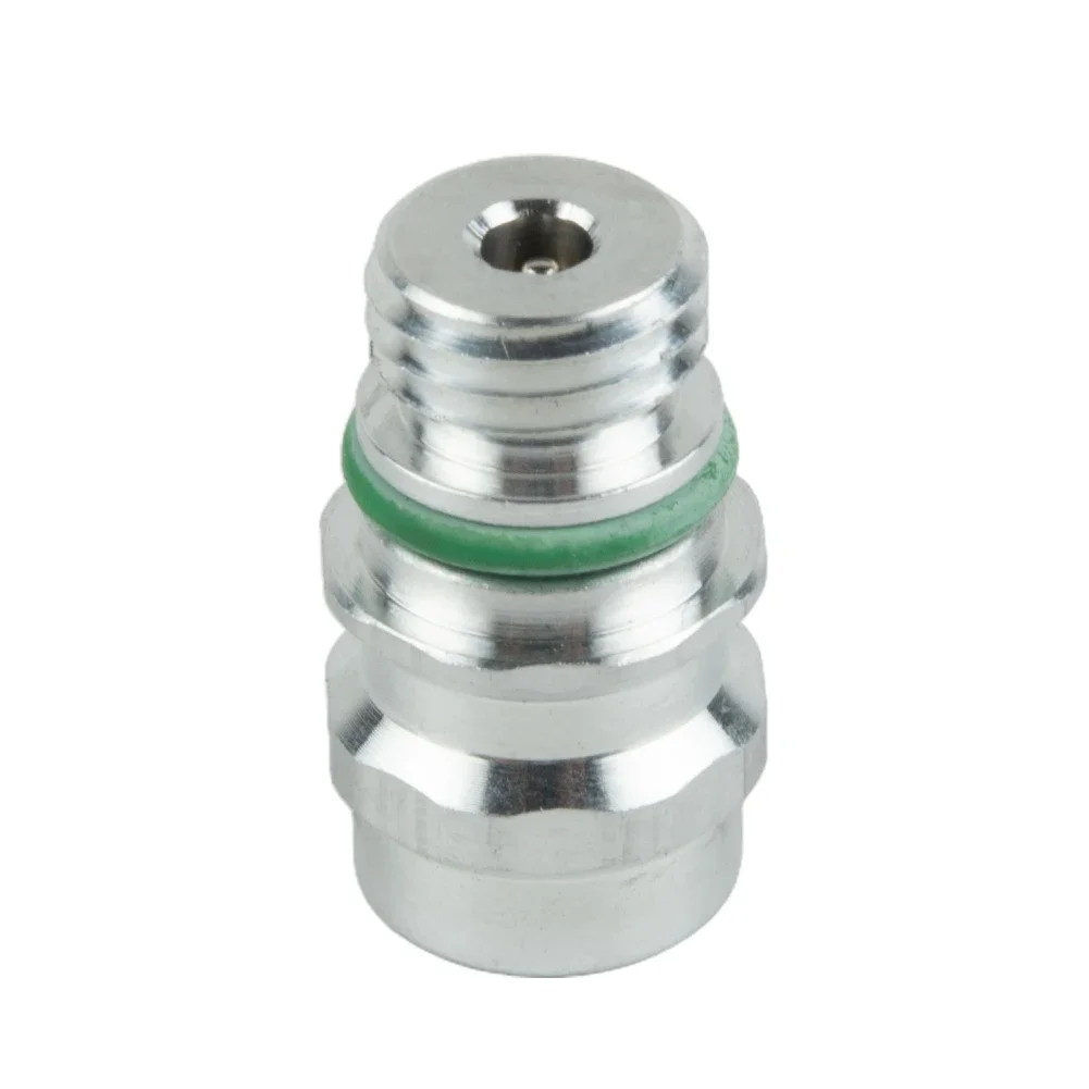 Nowy zawór serwisowy wysokiego Adapter portu R-134a bocznego z wymiennymi rdzeniami zaworów M12 X 1.5 gwint do chryslera do Ford — zdjęcie 5