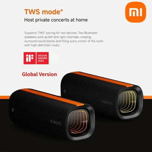 Imagen 1 del producto Xiaomi Sound Party TWS altavoz estéreo versión Global IP67 impermeable Bluetooth 5,4 Harman AudioEFX Combo 50W altavoz portátil