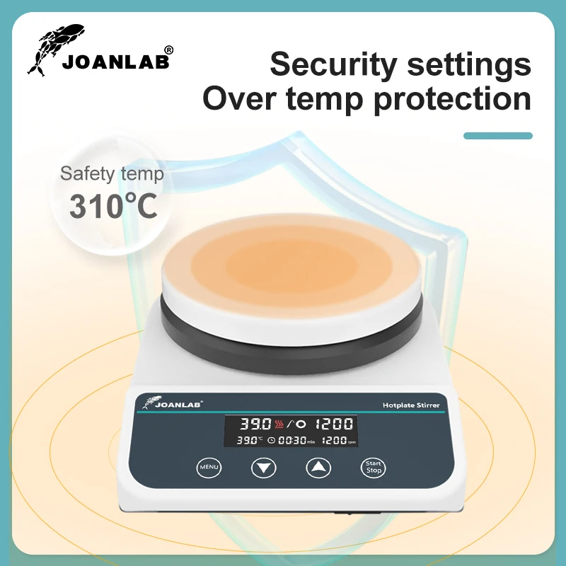 JOANLAB agitatore magnetico con agitatore riscaldante laboratorio termostatico Display digitale miscelatore magnetico piastra riscaldante 110v ~ 220v