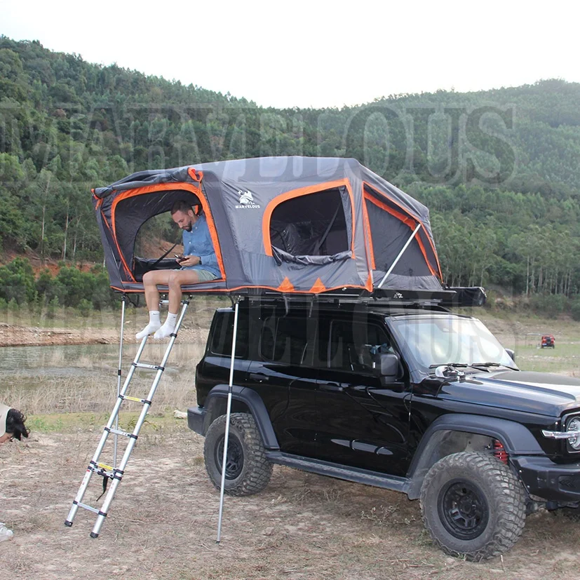 

Aluminum Roof Top Tents for Camping Rooftop Tent 4 Person Car Parking Tents