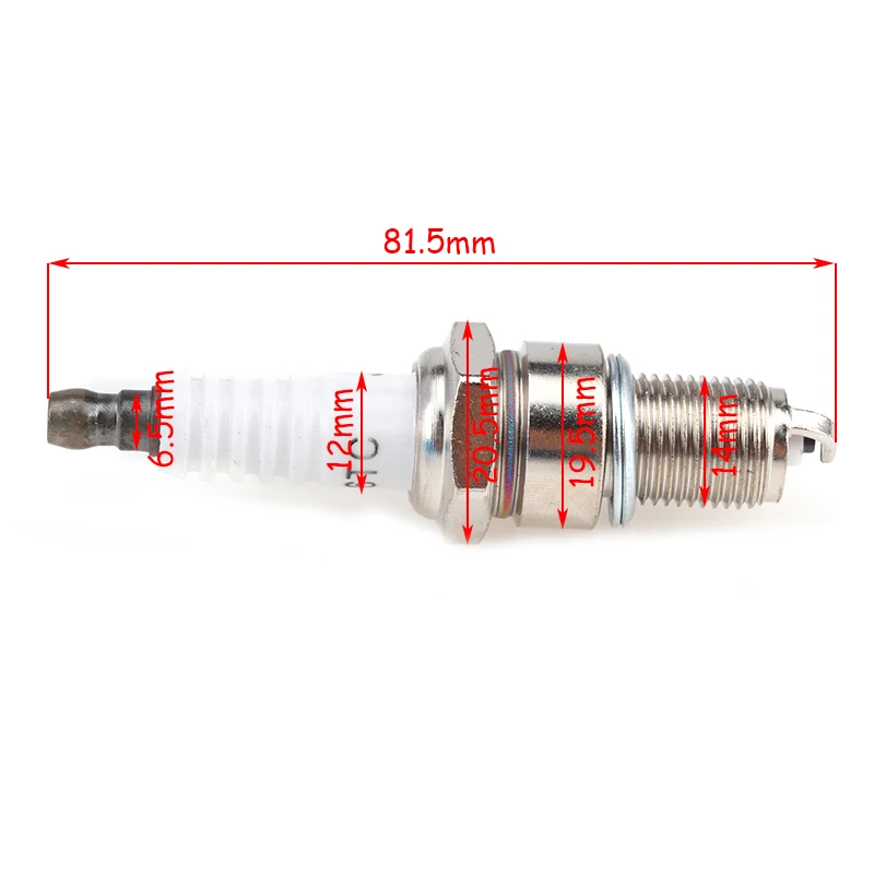 Motorcycle F6TC Spark Plug Fit For Various Strimmer Chainsaw Lawnmower Engine Generator Dirt Pit Bike Motocross Moto Accessories