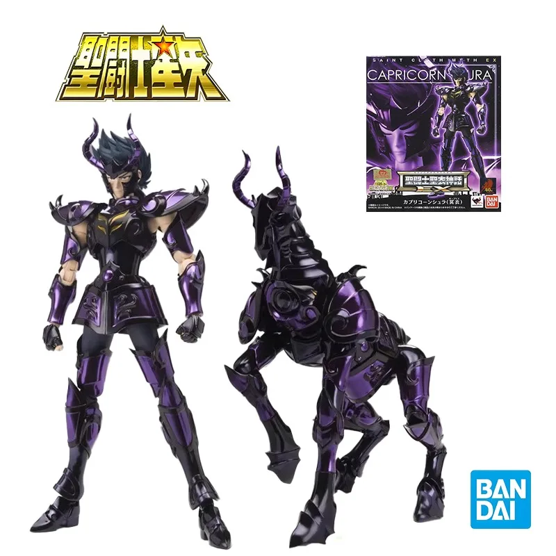 

In Stock Bandai Original Saint Seiya EX Saint Cloth Myth Capricorn Shura Movable Figure Hand Toy Birthday Gift Collection