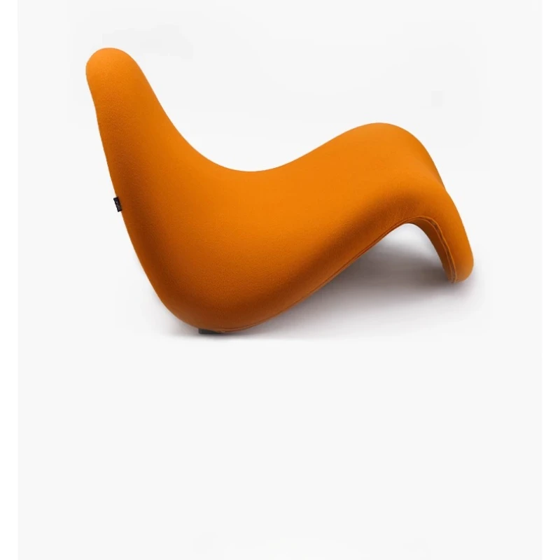 Silla de sofá Silla de lengua personalizada creativa individual de lujo ligera