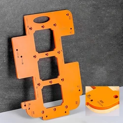 1Pc Cabinet Door Invisible Embedded Handle Slotting Template, Wardrobe Cabinet Drawer Door Wooden Board Slotting Tool