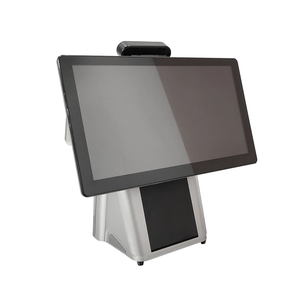 Leshun High-Definition Double-Screen Desktop Cash Register Pedestal Mount Model LSP960 Improved Operation Service Equipment