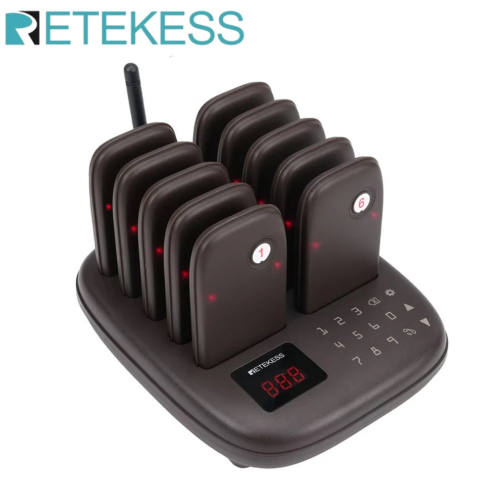 Retekess TX31 ปั๊มสั่นสำหรับร้านอาหาร ระบบแจ้งเตือนไร้สายที่ช่วยเพิ่มประสิทธิภาพการทำงานในร้านอาหารอย่างมีประสิทธิภาพ