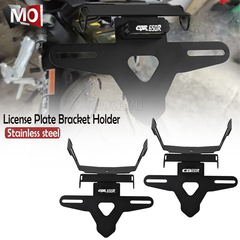 

License Registration Plate Holder Bracket Rear Tail Tidy Fender Eliminator FOR HONDA CB650R CBR650R CB CBR 650R 2021 2022 2023