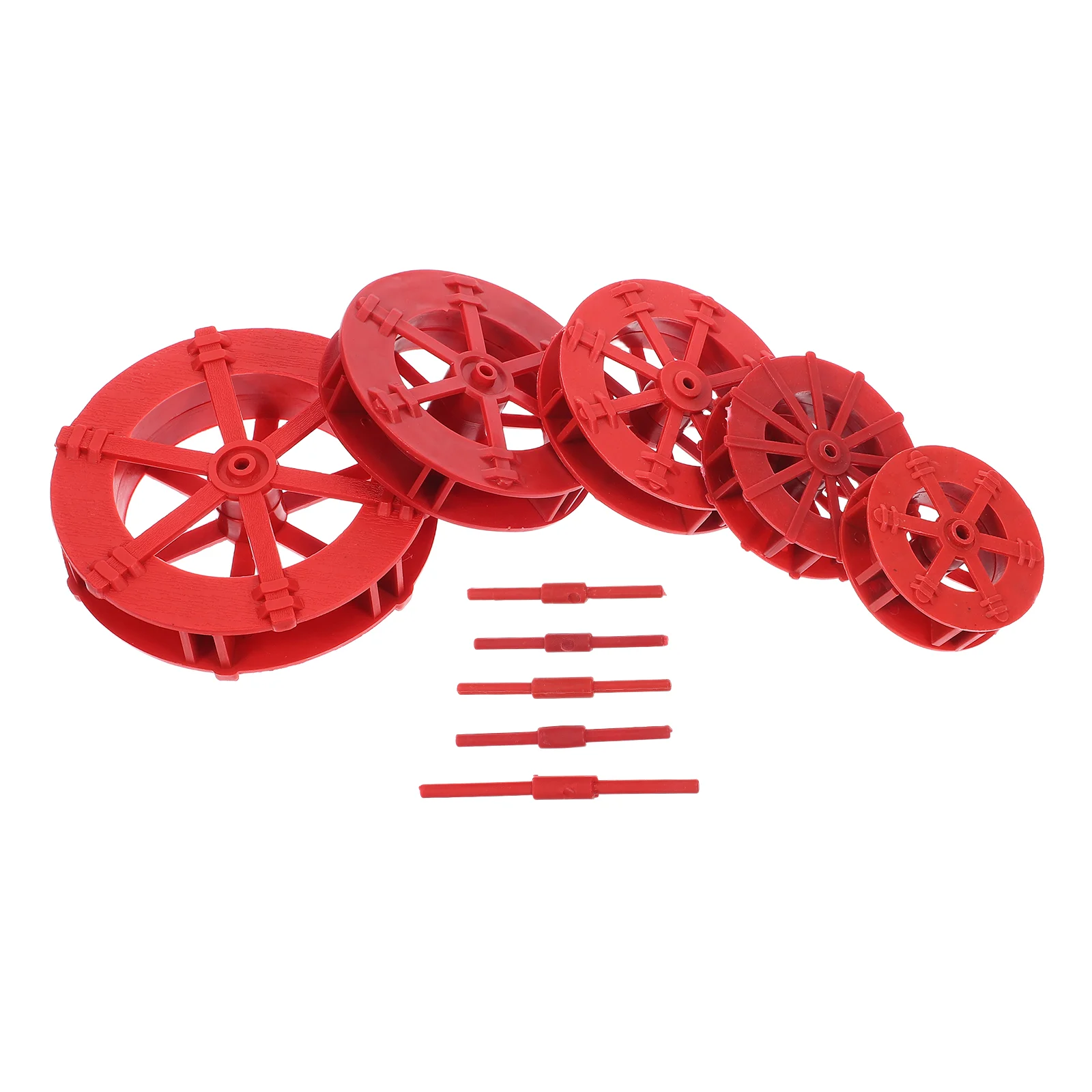 

5pcs Micro Landscaping Water Wheel For Fish Tank Fountain Simulation Decor Replacement Running Water Bonsai Layout Pet Products