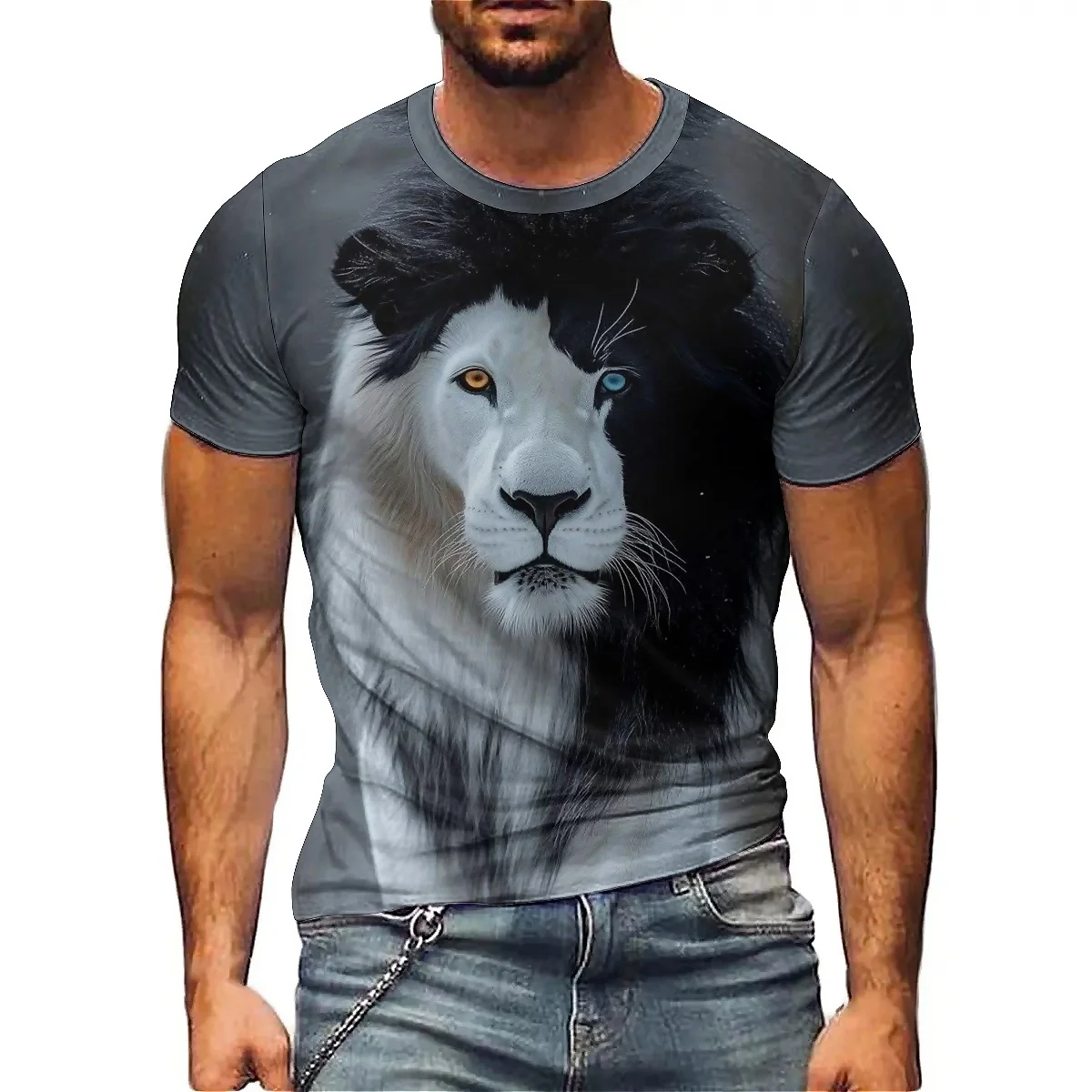 تي شيرت رجالي جديد بأكمام قصيرة مطبوع ثلاثي الأبعاد للسفر على الشاطئ لعام 2027 - قميص هدية للعطلات