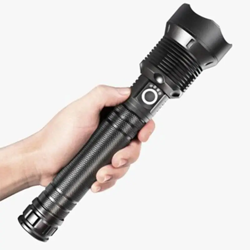 ANYGO Rechargeable LED Flashlights 90000 Lumens Bright Zoomable Waterproof Flashlight with 3 Modes Powerful for Camping Hiking