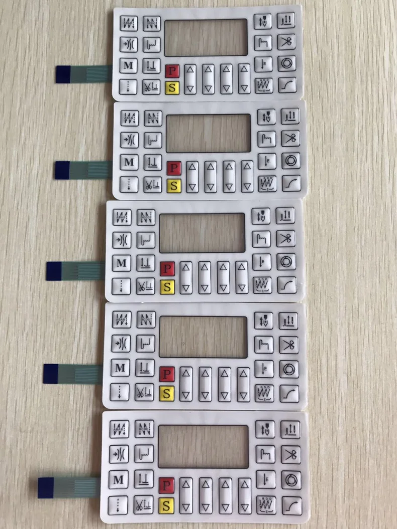 Qixing Film Sewing Computer-Controlled Machine Electronic Control Display Button Sticker Electronic Components