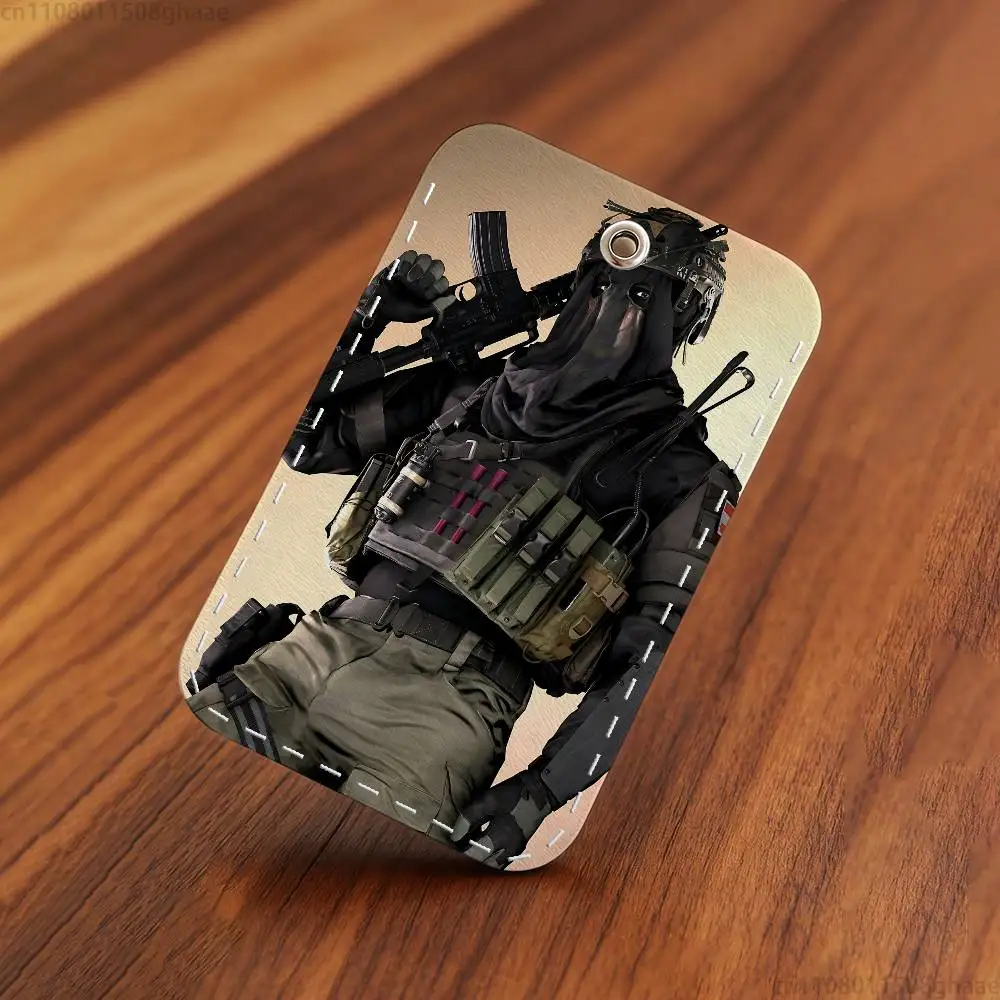 เคสใส่บัตรรูปทรงสี่เหลี่ยมผืนผ้าลายเกม Call of Duty พร้อมพวงกุญแจ กระเป๋าใส่บัตร ที่ห้อยกุญแจ แหวนหนังใส่บัตร พวงกุญแจ