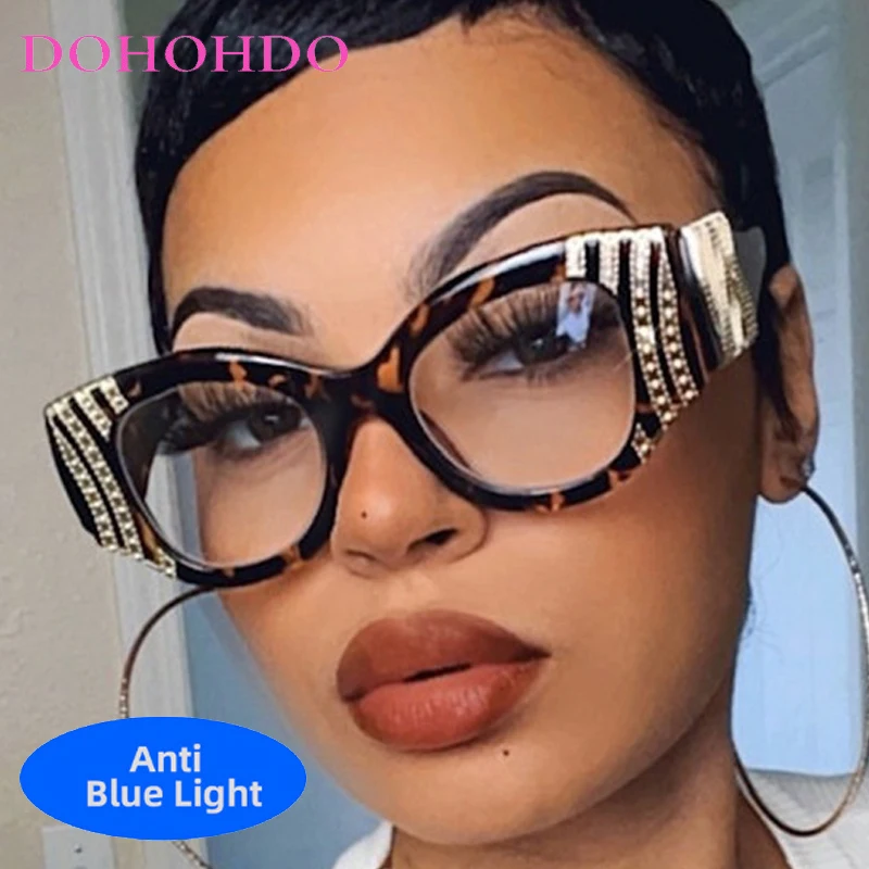 

Punk Metal Decoration Blue Light Blocking Glasses Women Man Steampunk Fashion Luxury Designers Computer Glasses For Office Work