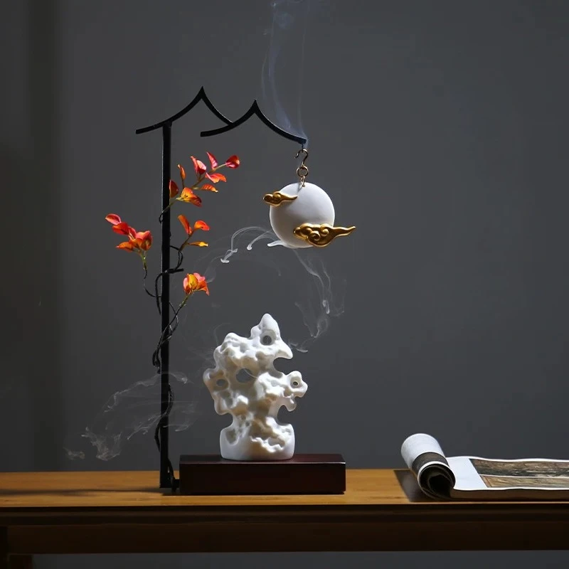 Living Room Vintage Incense Burner Seating Room Beautiful Modern Incense Burner Meditation Quemador Wax Melts Home Fragrance
