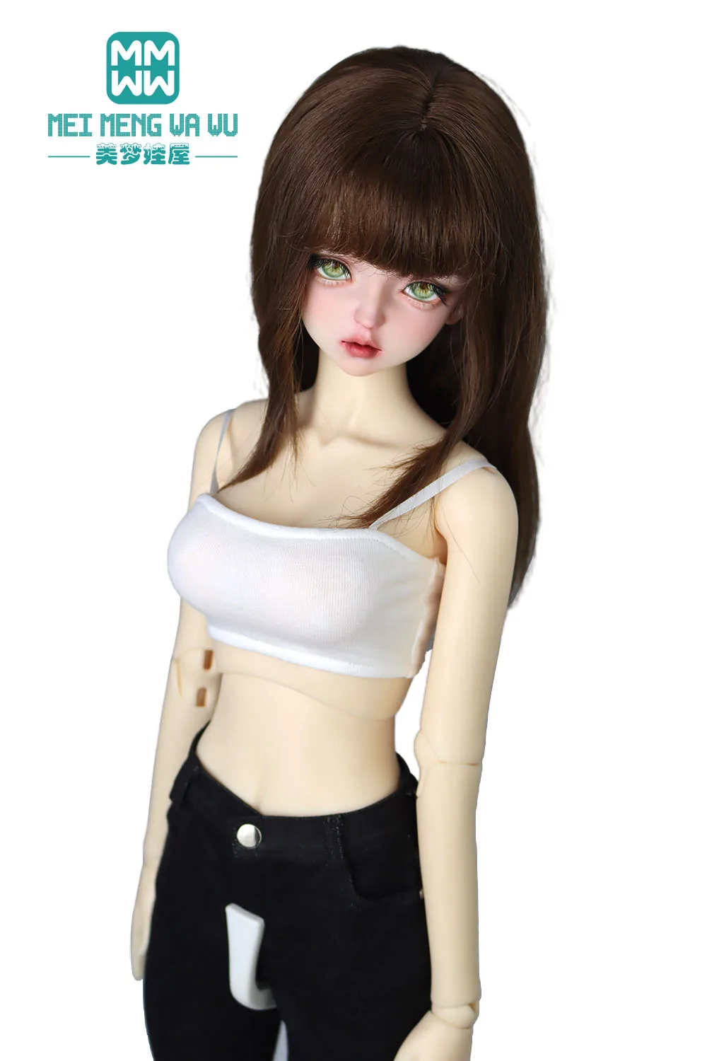 1/3 60cm DD SD BJD Puppenkleidung Spielzeug Gelenkpuppen Mode-Trägertop T-Shirts Geschenk für Mädchen – Detail 5