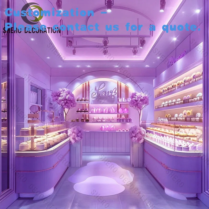 

на заказ. Интерьер кофейни на заказ. Витрина для хлеба. Деревянная стойка для сидения в магазине. Светодиодный стеклянный дисплей.