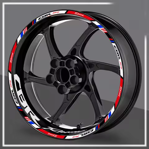 Motorcycle Wheel Sticker Reflective Rim Decal 17" Stripe Tape Accessories For CBR1000RR CBR600RR CBR650/500/300/250R