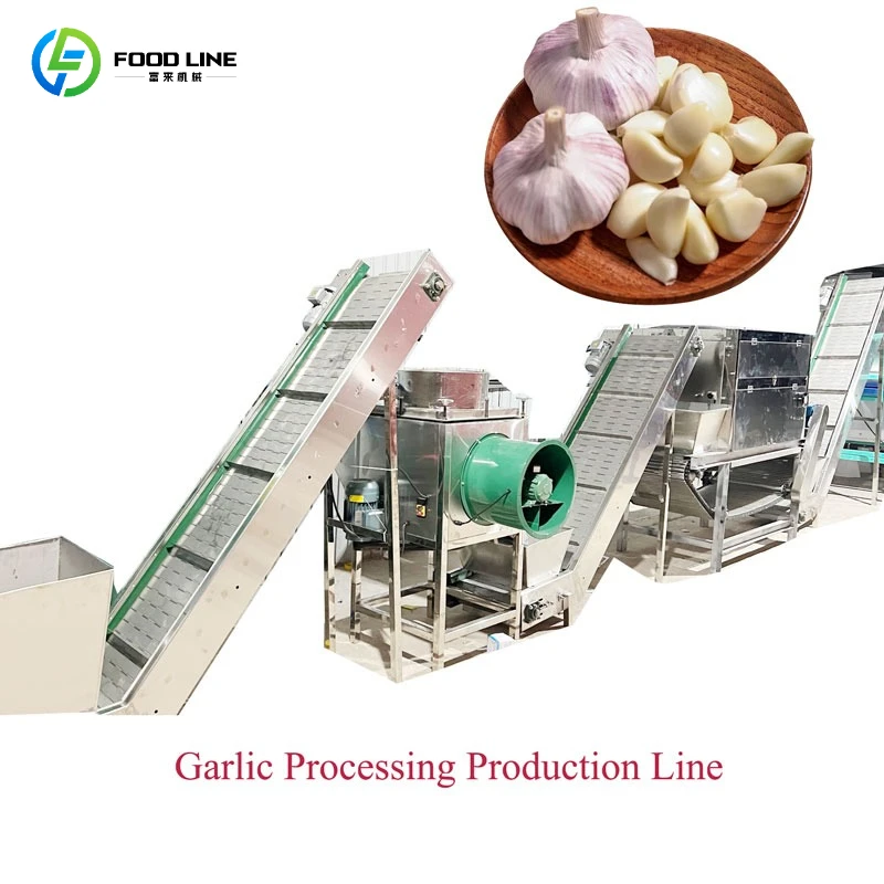 Customized Popular Benfu Garlic Cleaning Breaking Peeling Sorting Processing Machine