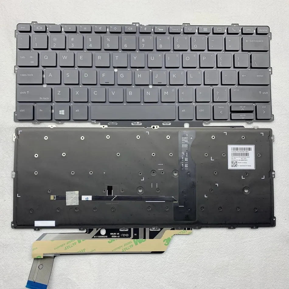 

US Backlit Laptop Keyboard For HP EliteBook X360 1030 G2 904507-001 US Layout