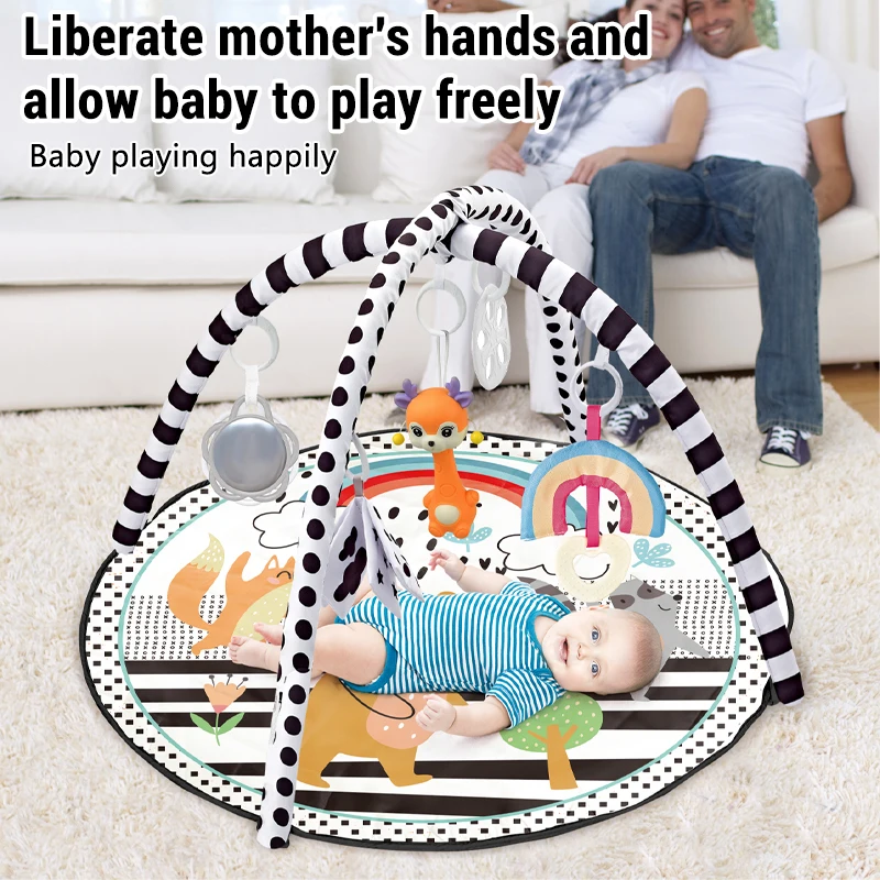 الطفل اللياقة البدنية الإطار الزحف لعبة بطانية متعددة الوظائف النشاط اللعب التعليمية الحصير سياج الزحف بطانية الرضع البساط لعبة #3