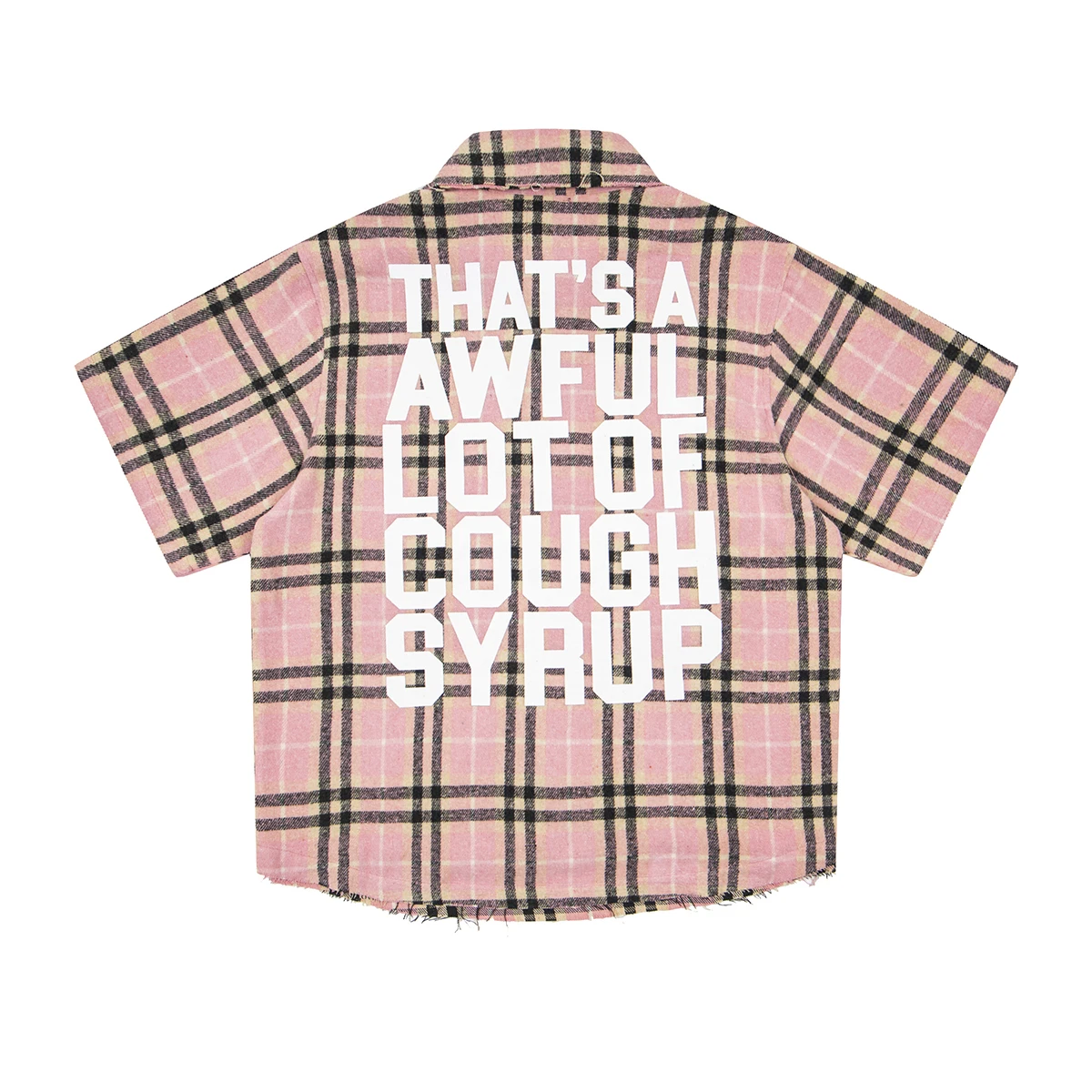 Color Match Letter Print Short Sleeve Plaid Shirt for Men Harajuku Patchwork Hip Hop Overalls Streetwear Loose Tops