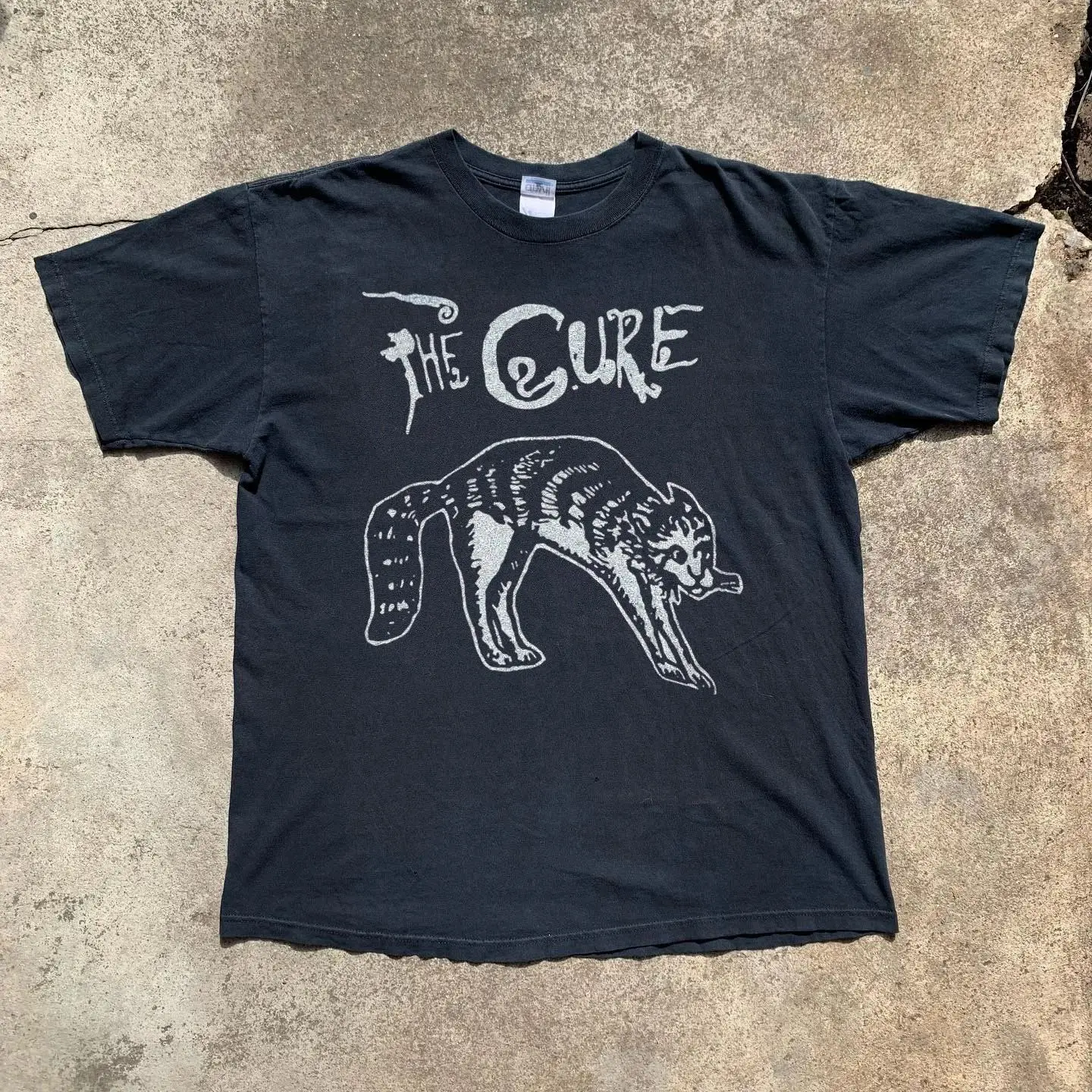 Retro Band The Cure Grafik T-Shirt Rock Punk T-Shirts Sommer Neu Vintage Lässig Locker Streetwear Print T-Shirt Fans Geschenk Unisex