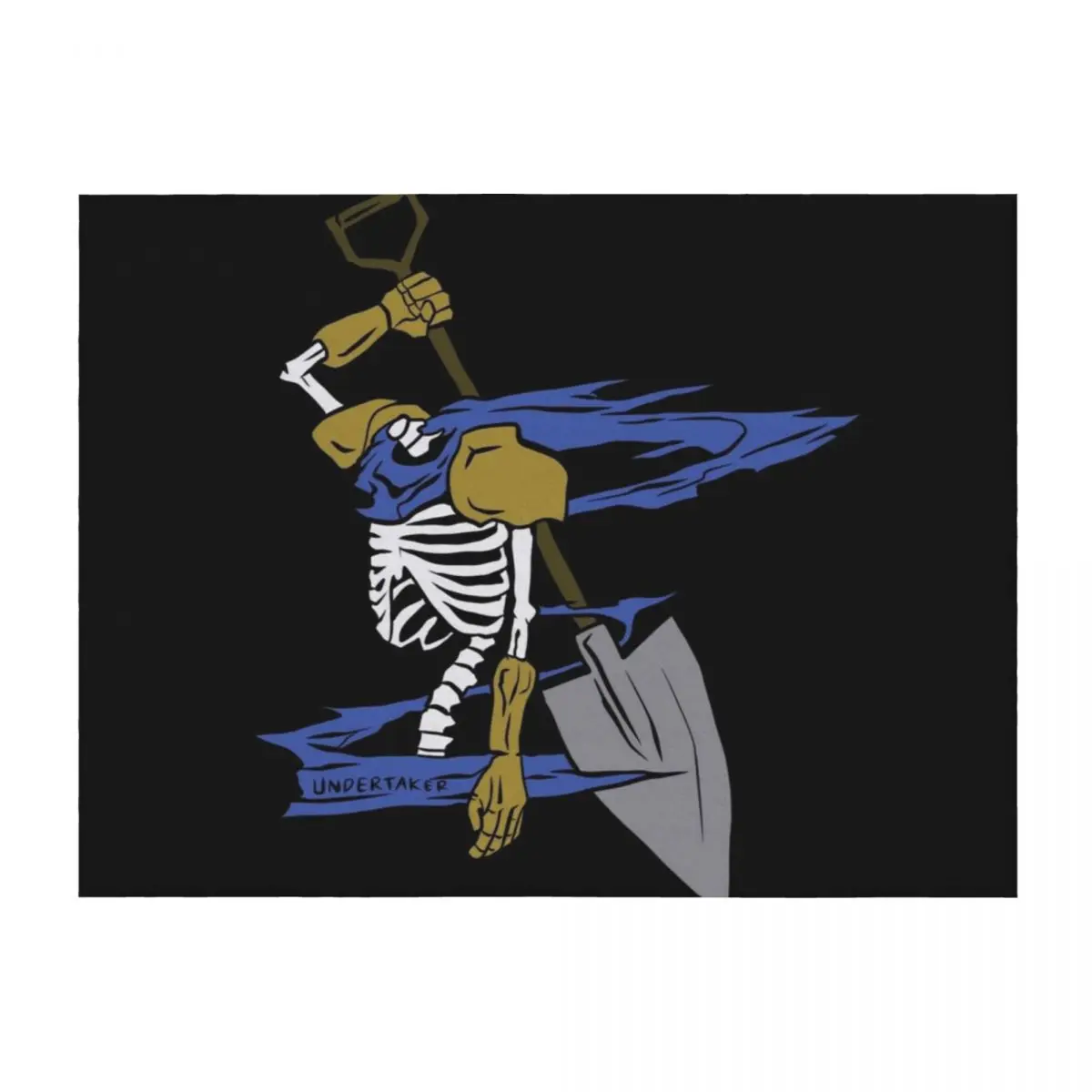 

86 Eighty Six Shinei Nouzen Shin Undertaker Juggernaut Mark Headless Skull Throw Blanket Luxury Furry Sleeping Bag Blankets