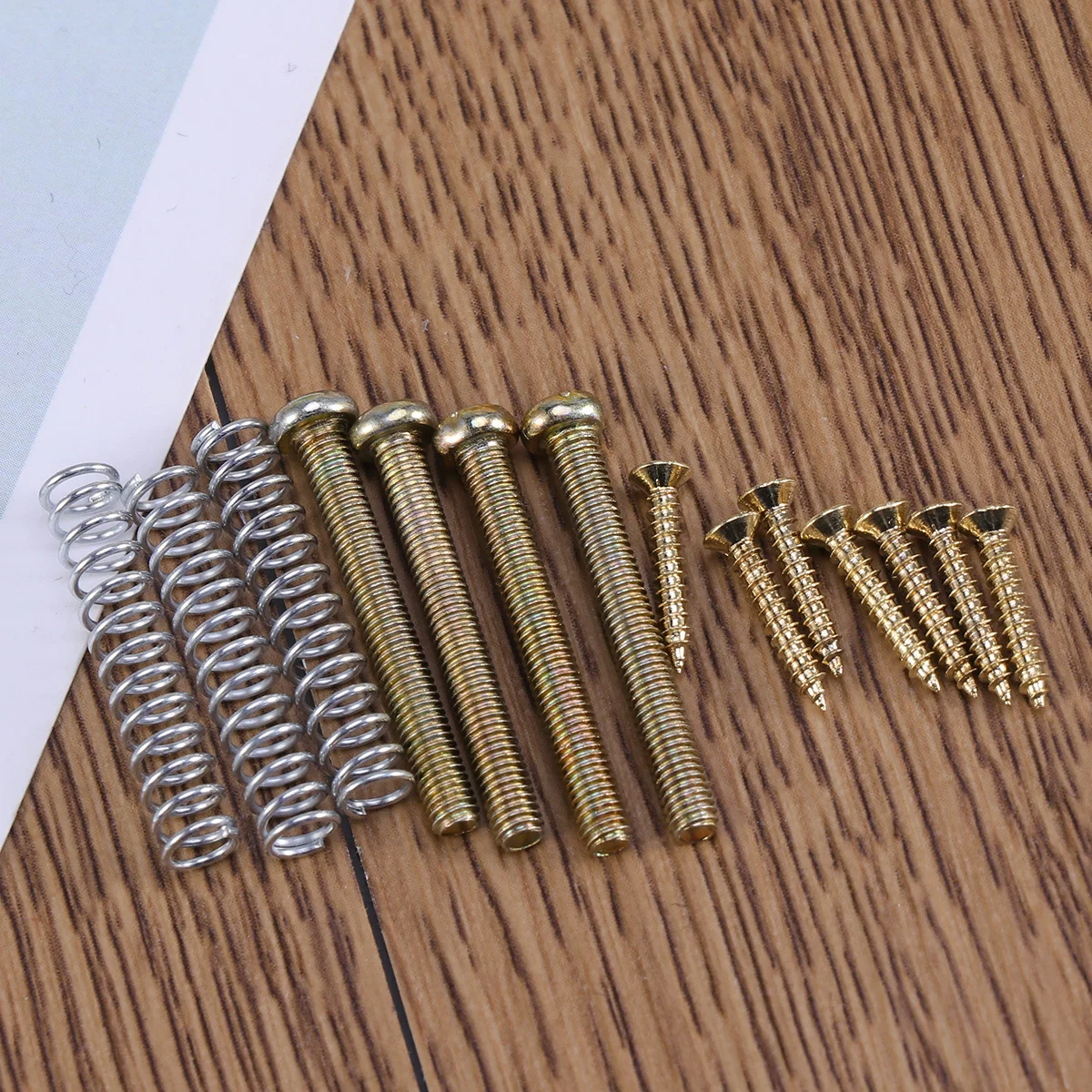 

Pickup Mounting Screws Springs 3mm Es Guitar Premium Material Durable Long Lasting Dome Headed Pickup Screws Springs
