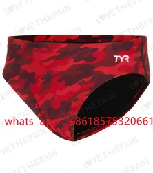 Costume da bagno da uomo Camo Racer Brief costume da bagno triangolare costume da bagno costume da Surf da spiaggia Short Surf Summer Swimming Jammer 2023