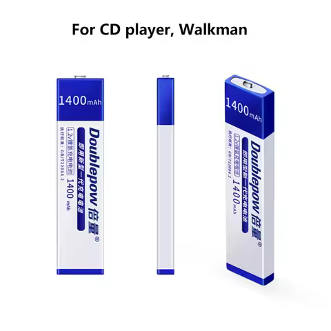 1.2V 1400mAh Rechargeable Battery 7/5F6 NIMH Battery for Mini Disc Player,CD player, Walkman,chewing gum battery