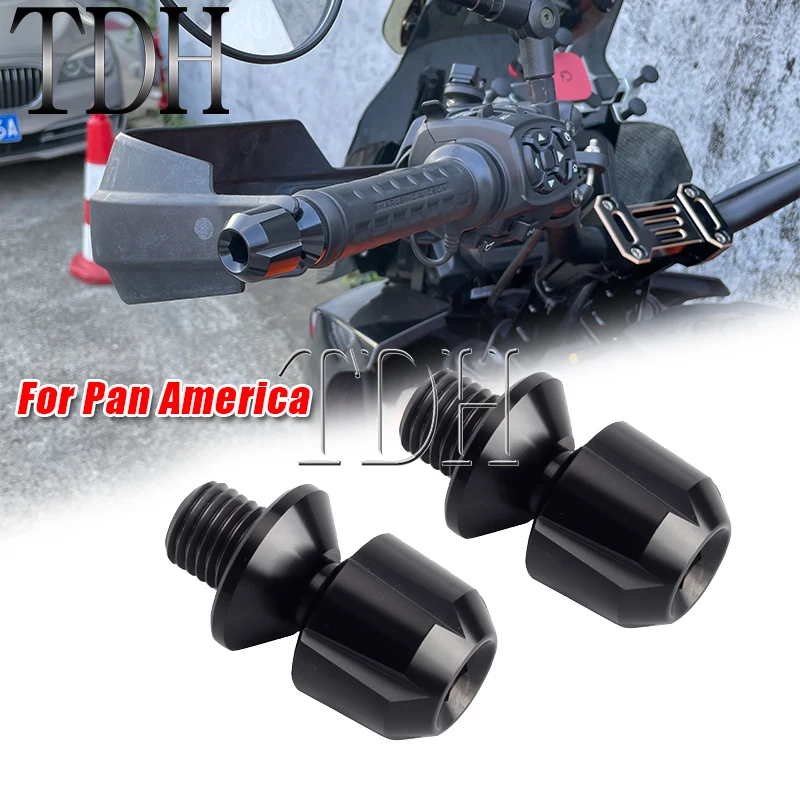 1Pair Motorcycle Aluminum Handlebar Gear Balanced Plug Slider Handle Bar End Weights Grips Cap for Harley Pan America 1250 S 21+