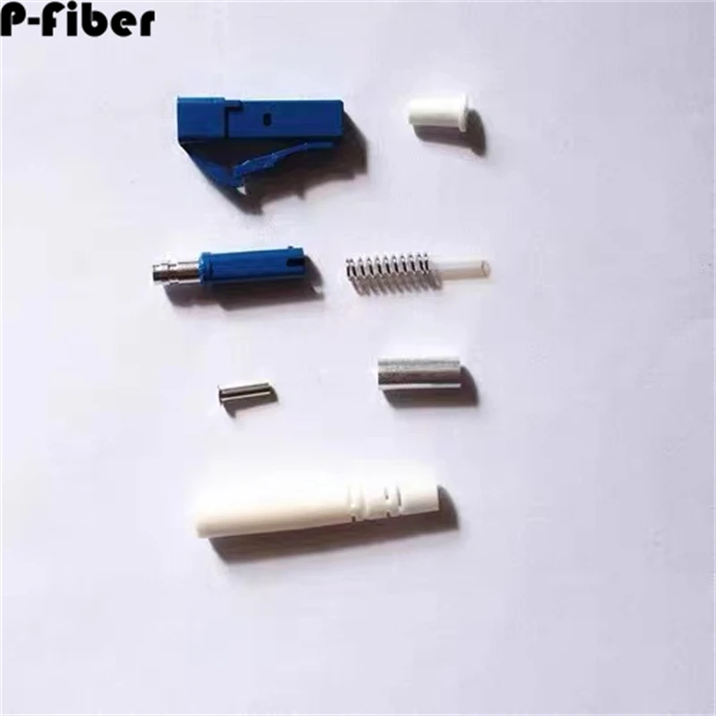 optical fiber connector 1000pcs LC single integrated 3.0mm without ferrule for FTTH jumper connector kits