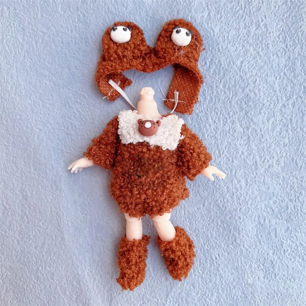 10 Styles Doll Clothes Dresses Plush Animals with Cartoon Hat Animal Doll Outfit Mini Cute Fashion Skirts
