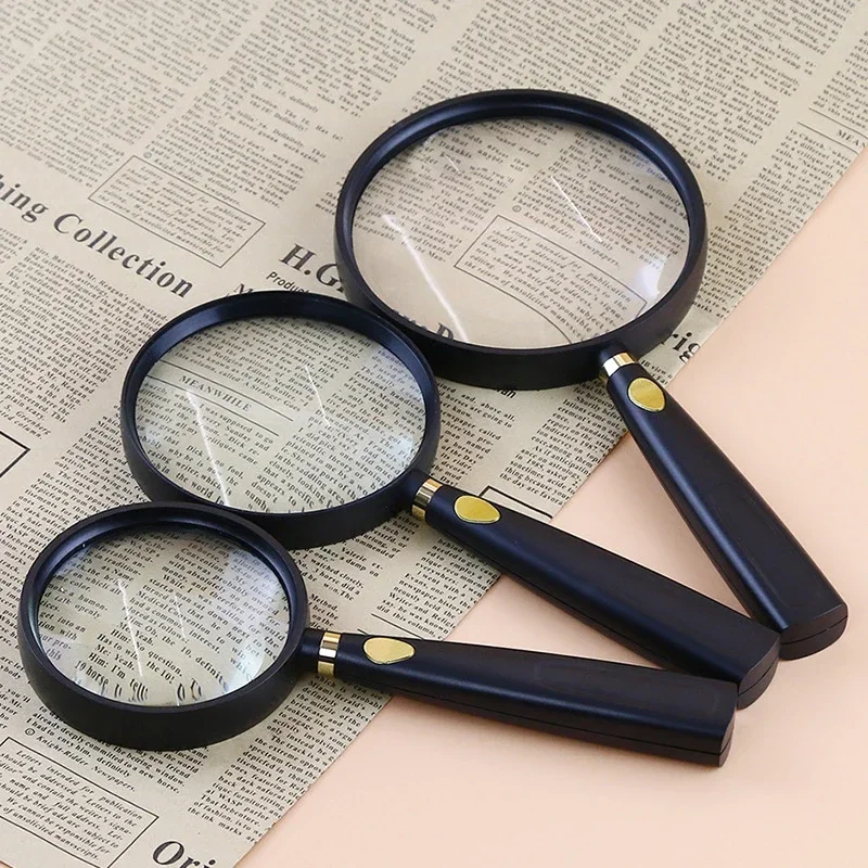 Imagem -03 - Lupa Óptica hd 75 mm 90 mm 110 mm Lupa de Leitura Portátil Dropshipping