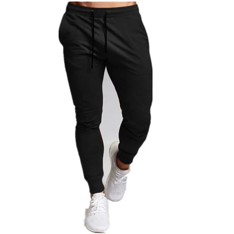 Casual Pants Men\'s Jogger Sweatpants Large Size Elastic Waist Sports Casual Trousers Loose Fitness Clothes Spring Thin Section