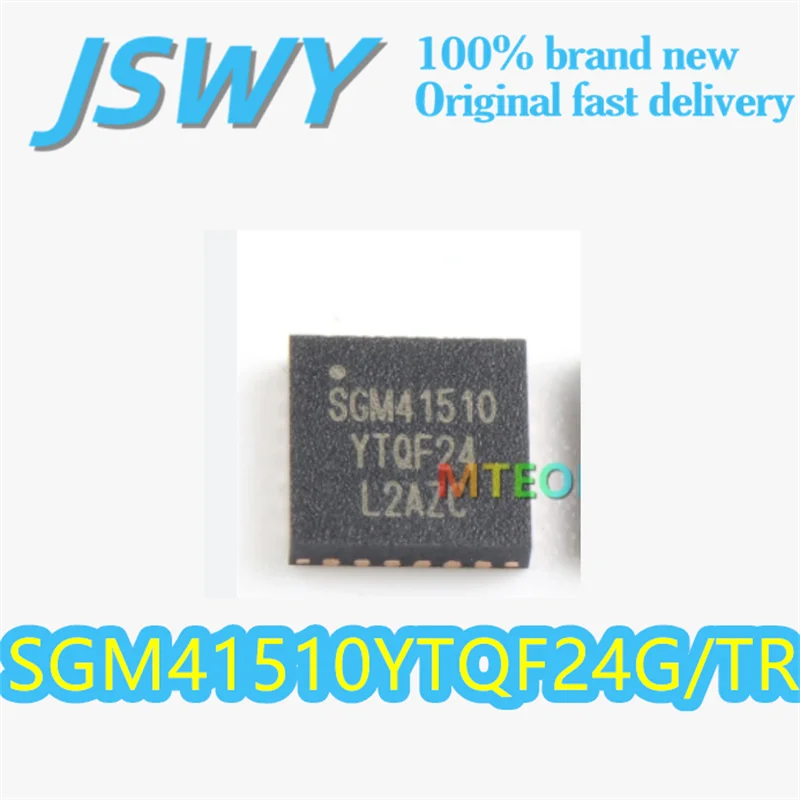 

(10/50 pieces) SGM41510YTQF24G/TR Original SGM41510YTQF24G TQFN-24 Package 5A Lithium Battery Charging Management IC Electronics