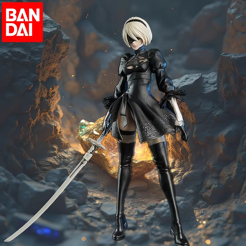 

Bandai new products NieR:Automata 27CM YoRHa No. 2 Type B PVC action figure standing girl Battle Robot Model Statue Xmas Gifts