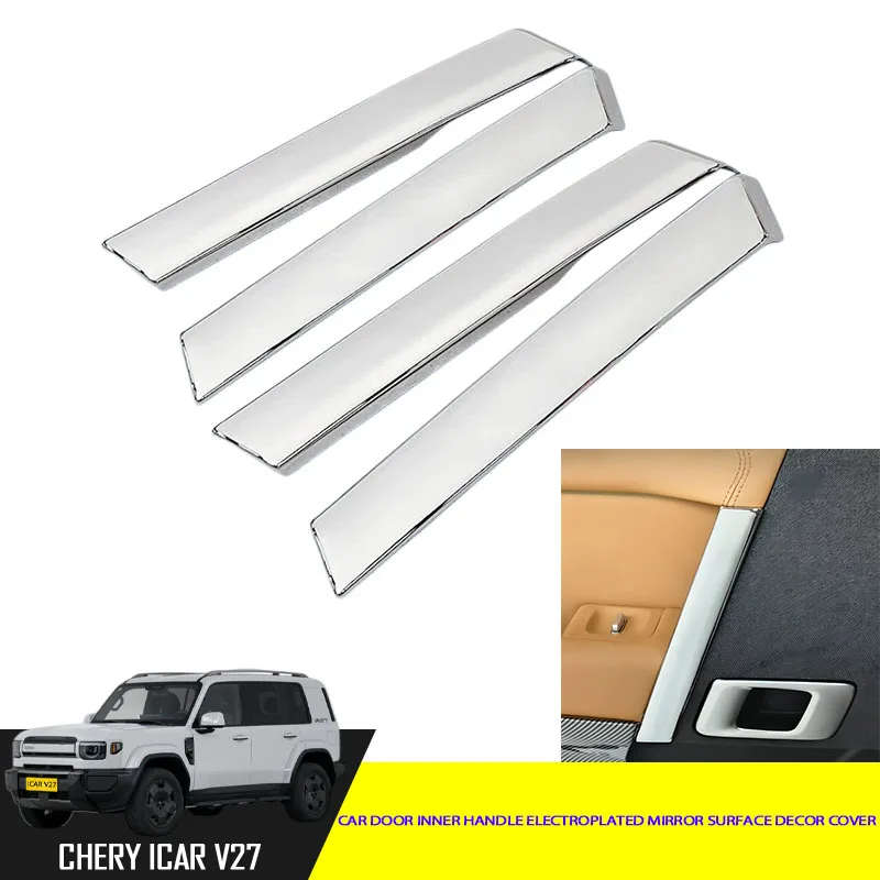 

Car Door Inner Handle Decor Cover Fit for Chery ICAR V27 2026 Car Door Inner Handle Decor Cover Car Interior Accessories