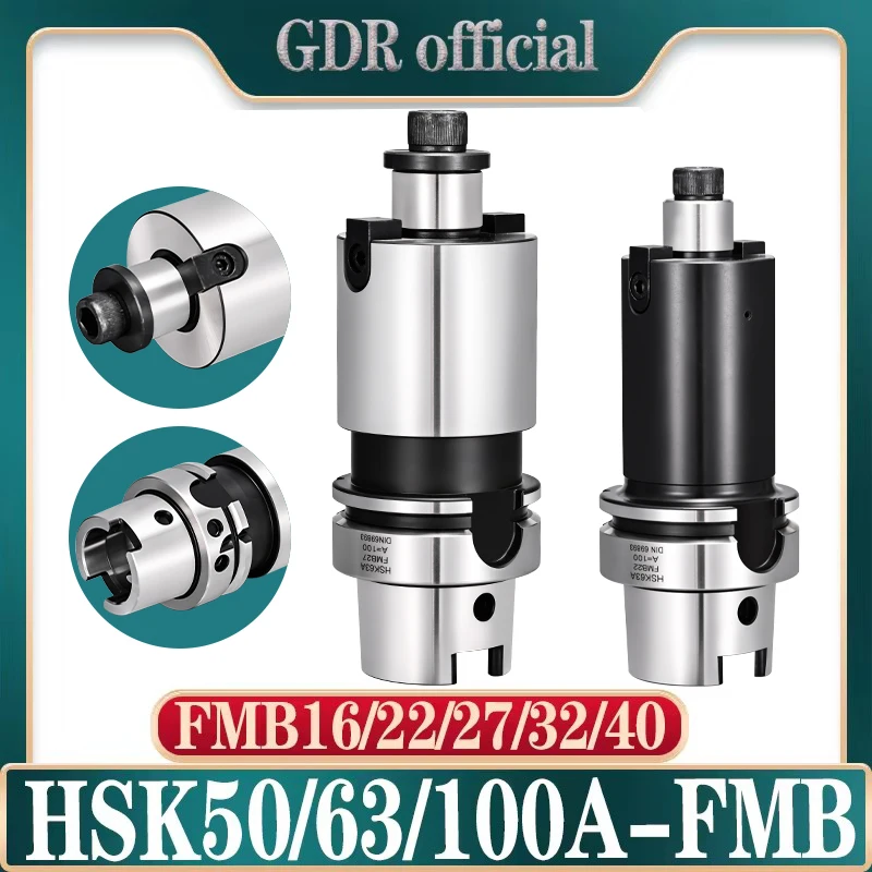 

GDR HSK HSK63A FMB FMB22 FMB27 FMB32 FMB40 HSK63 FMB tool holder High precision face milling tool holder bracket tool Collet