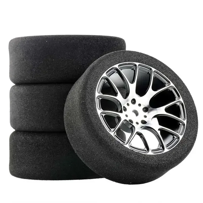 4 Stuks 68 Mm Foam Band Spons Velg Set Voor Wltoys 144001 124016 124017 124018 124019 104001 Rc auto Upgrade Onderdelen