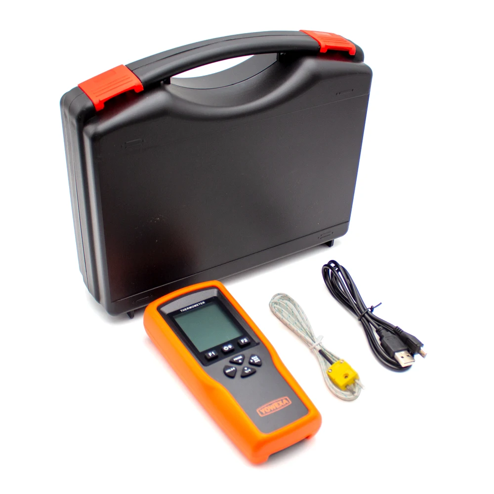 High-Precision 0.01 Resolution Industrial High-Temperature Contact Surface Thermocouple Digital Display Thermometer