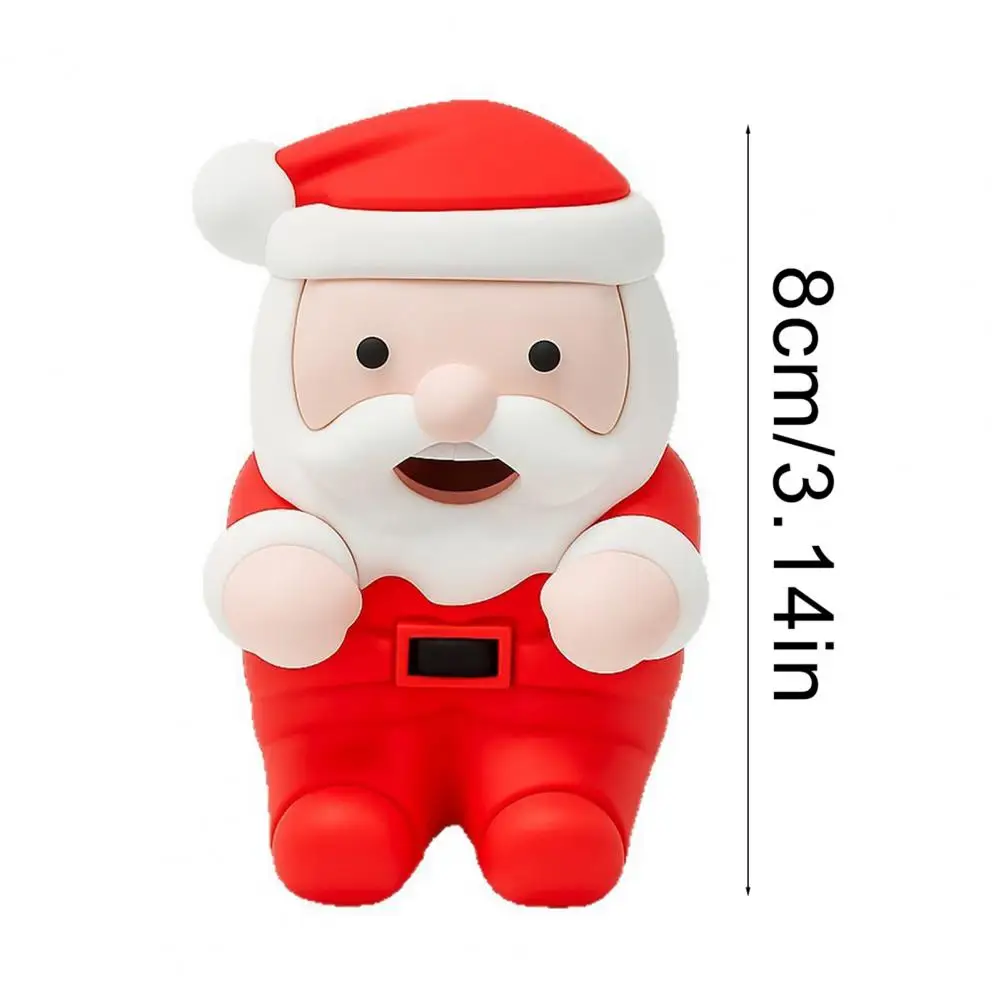 مروحة طعام صغيرة روبوت مشروبات صغيرة USB قابلة للشحن مروحة سانتا كلوز صغيرة للمشروبات الساخنة وجبات عيد الميلاد المشروبات روبوت مبرد الطعام #6