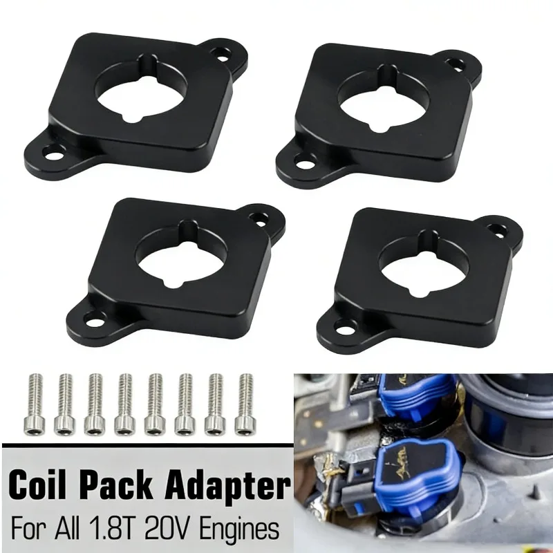 Kit de plaques adaptatrices pour bobines d'allumage VW Audi Golf Jetta A4 A6 TT 1.8T à 2.0TFSI, pièces de modification automobile