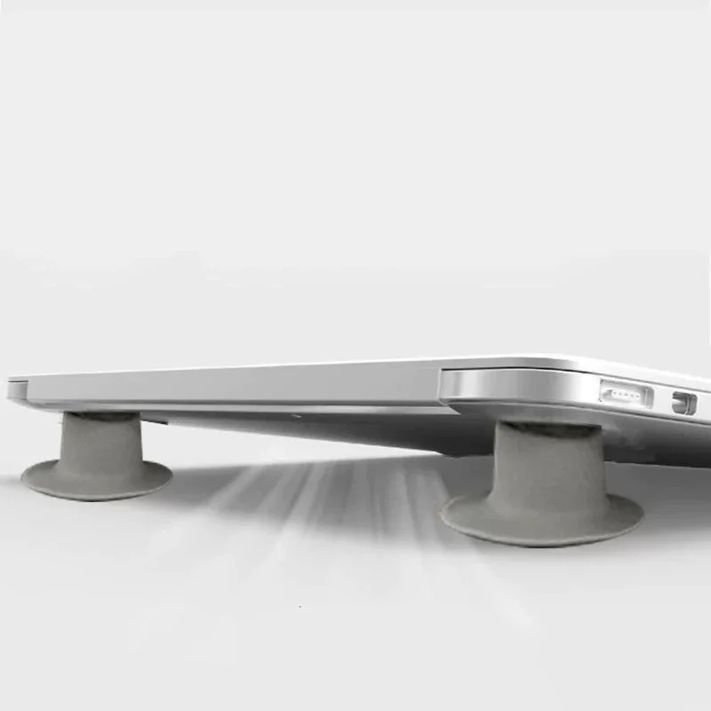 Laptop Cooling Pad, Desktop Height Increasing Foot Pad, Portable Computer Cooling Fan Support Base Bracket, Universal