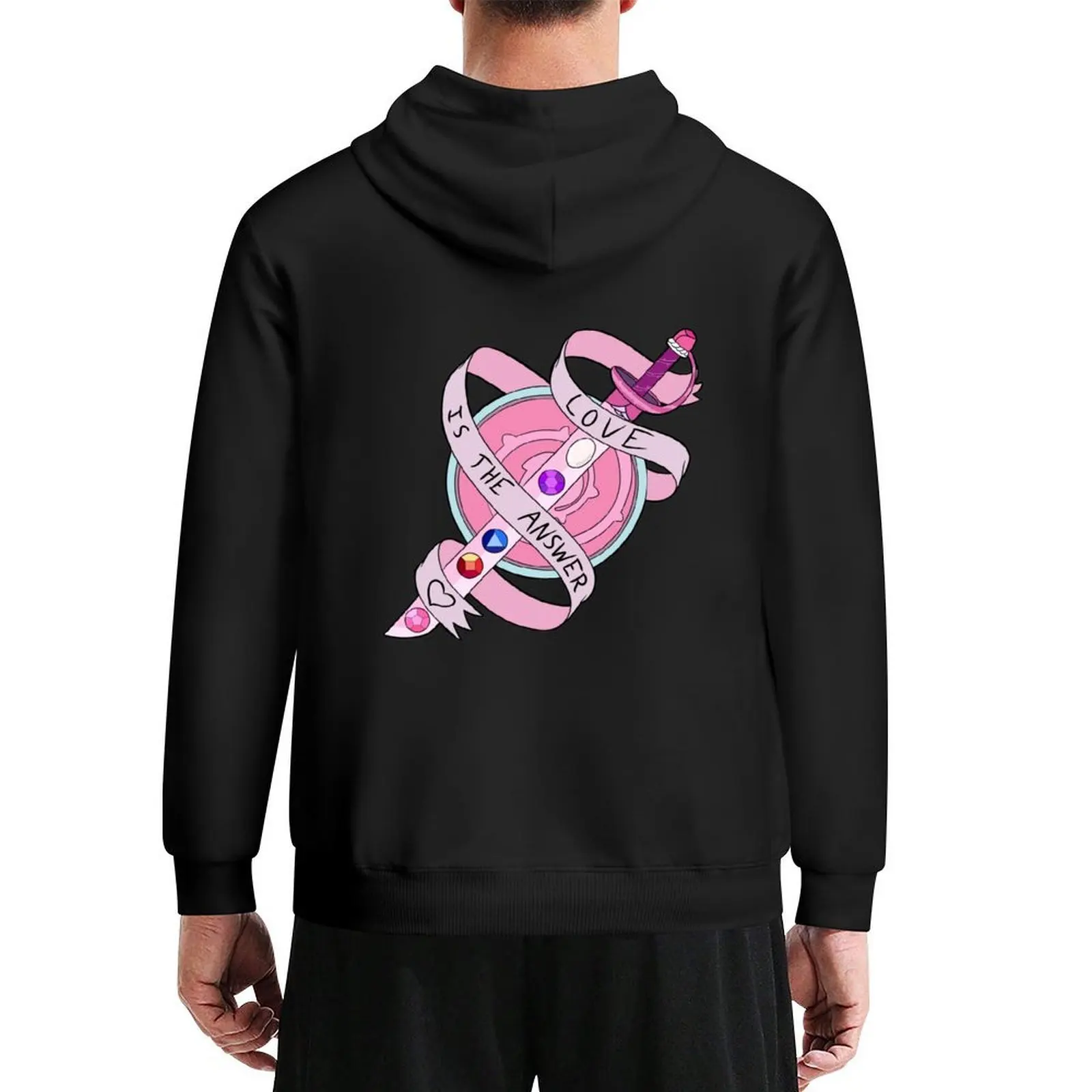 

Love is the answer Hoodie men clothes anime clothing winter clothes male clothes new in hoodies & sweat-shirt