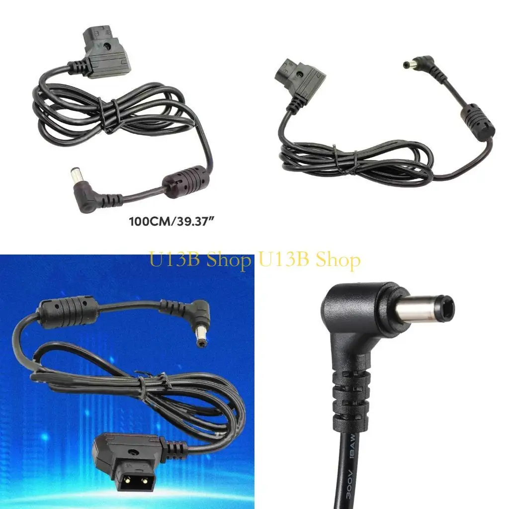U13B Stable and Secure Power Supply D-Tap to DC5.5x2.5MM Cable Power Cable V-Mount for Bmcc BMPC Devices