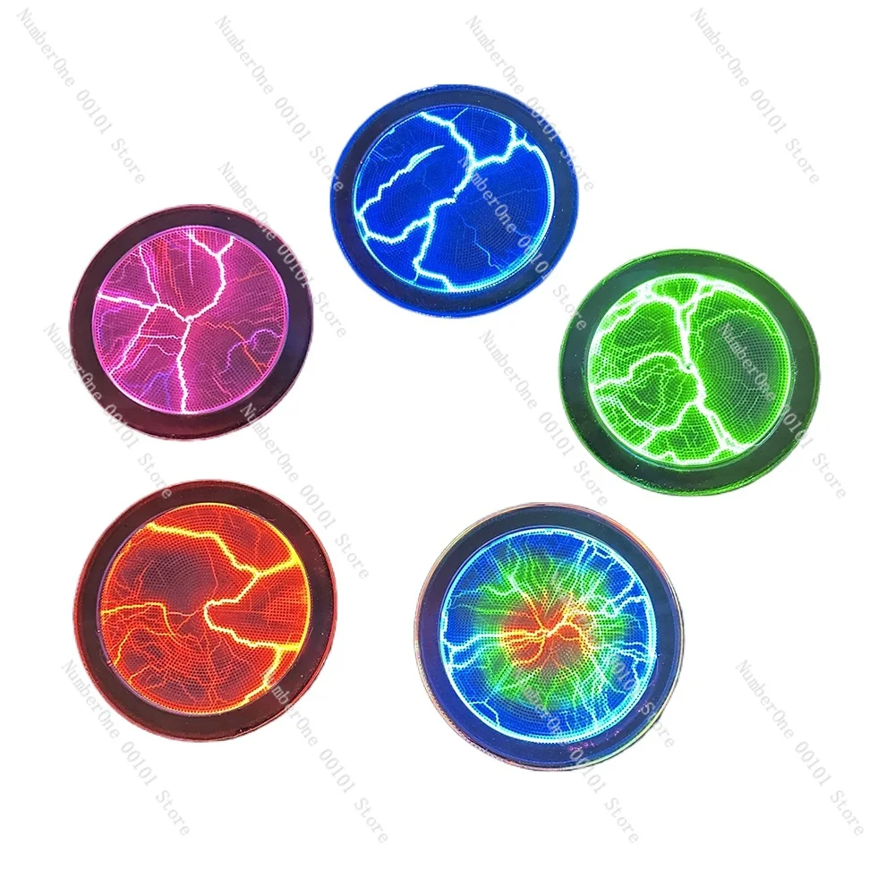

USB flash disc 6 inch blue three-color 15cm lightning disc red green disc touch current light