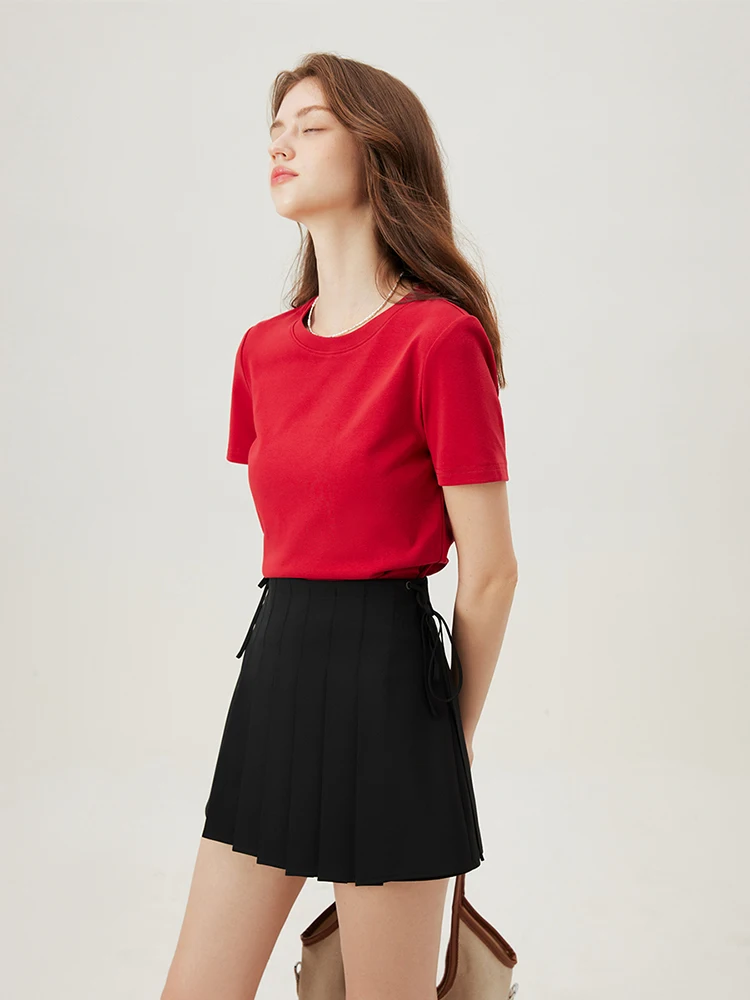 red round neck
