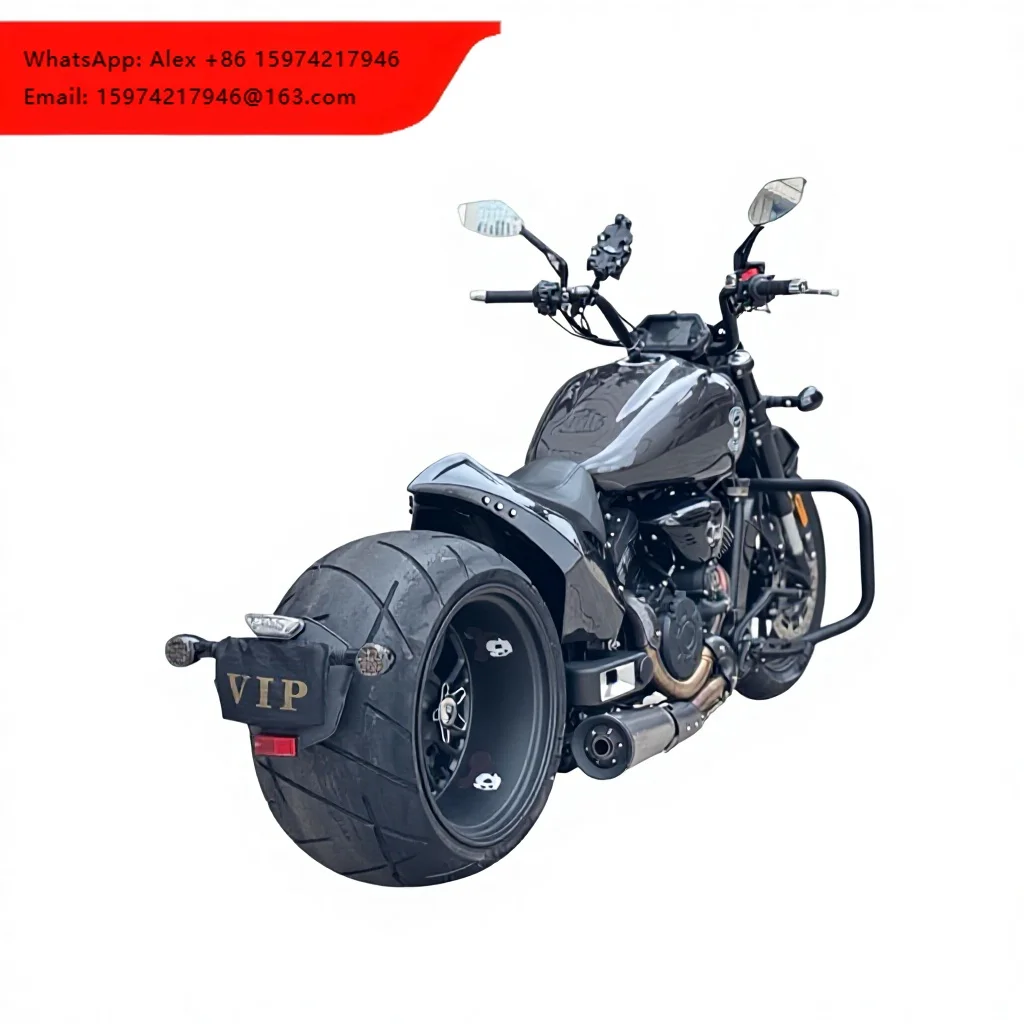 -Davidson Construction Wolverine 800 Single-Arm Swingarm XL200-3S 360 Wide-Tire Scorpion Exhaust Motorcycle Pneumatic