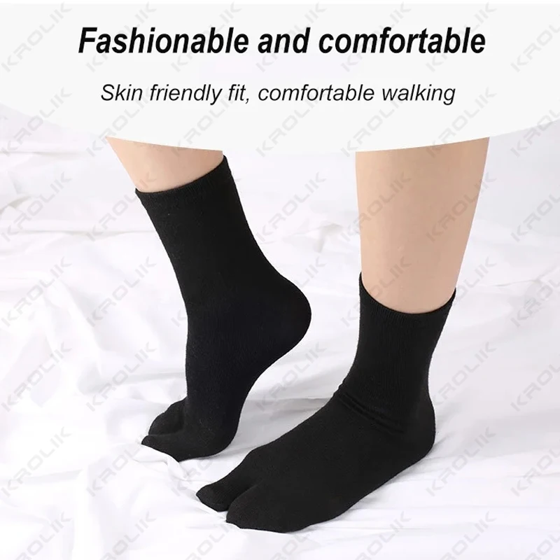 패션 일본 스타일 타비 토 삭스 남녀 여름용 섬유 두 손가락 양말 기모노 플립플랍 샌들 스플릿 타비 토 삭스